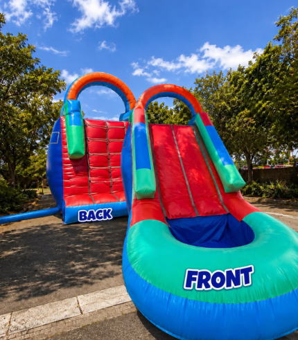 Jumping castle hire setup - Party Starters Cape Town